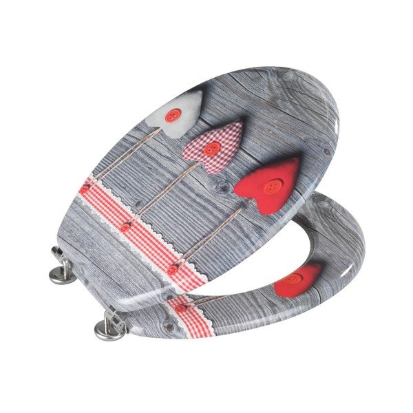 Tualeto sėdynė Wenko Bavarian Hearts, 43 x 37 cm-image-1