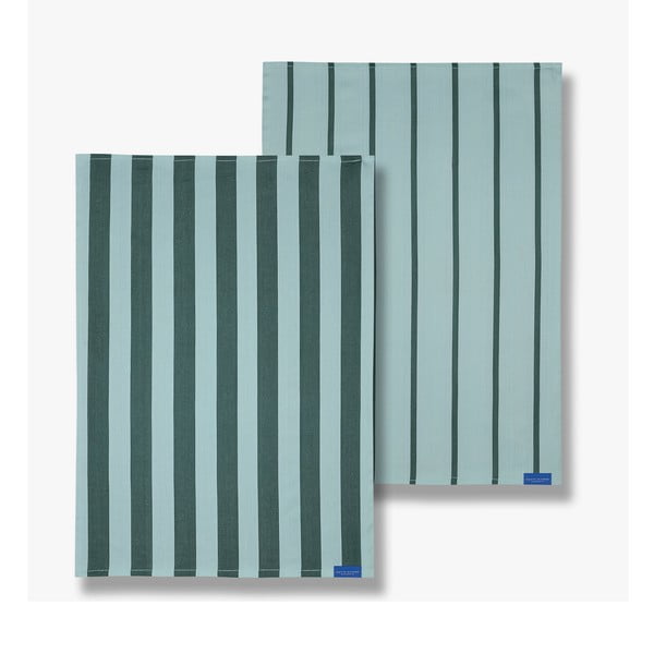 Iš medvilnės virtuvės rankšluosčiai 2 vnt. 50x70 cm Stripes – Mette Ditmer Denmark