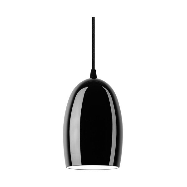 Juodas pakabinamas šviestuvas Sotto Luce Ume S Glossy, ⌀ 14 cm-image-4