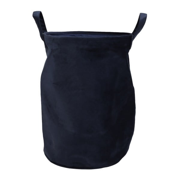 Mėlynas skalbinių krepšys su aksominiu užvalkalu "House Nordic Catania