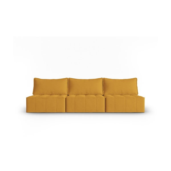 Sofa geltonos spalvos 240 cm Mike – Micadoni Home