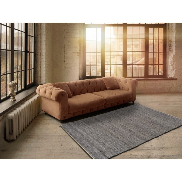 Rudas kilimas iš perdirbto plastiko Universal Cinder, 140 x 200 cm-image-1
