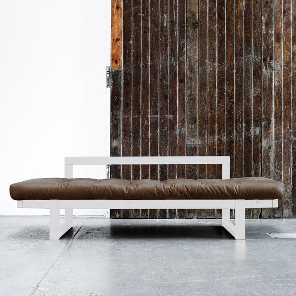 Sofa "Karup Vintage Edge White/Mocca-image-1