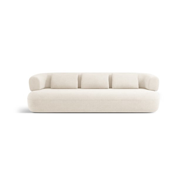 Iš boucle sofa smėlio spalvos 226 cm Jenny – Micadoni Home