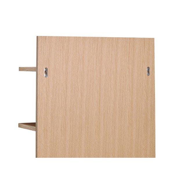 Natūralios spalvos kelių aukštų sieninė lentyna iš ąžuolo 60 cm Stand – Hübsch-image-4
