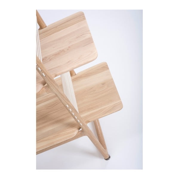 Ąžuolo masyvo knygų lentyna Gazzda Muse, aukštis 216 cm-image-4