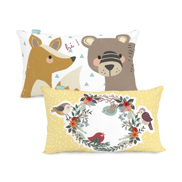 Medvilninis dvipusis užvalkalas Moshi Moshi Harvestwood, 50 x 30 cm-image-2