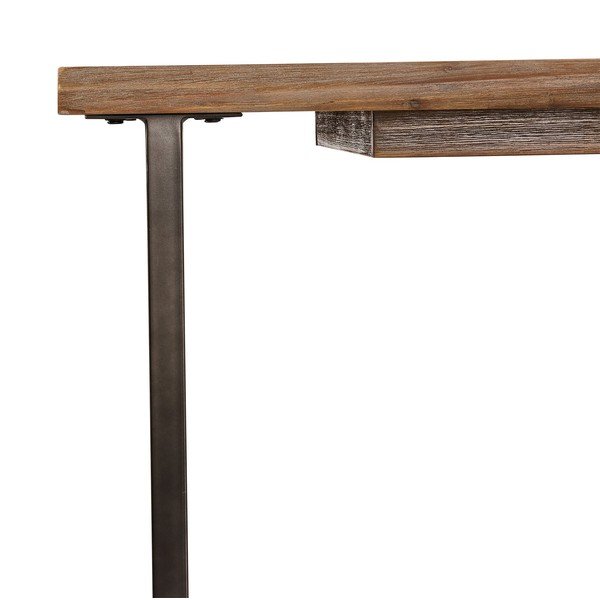 Valgomojo stalas su akacijos medžio stalviršiu Furnhouse Mallorca, 180 x 90 cm-image-4