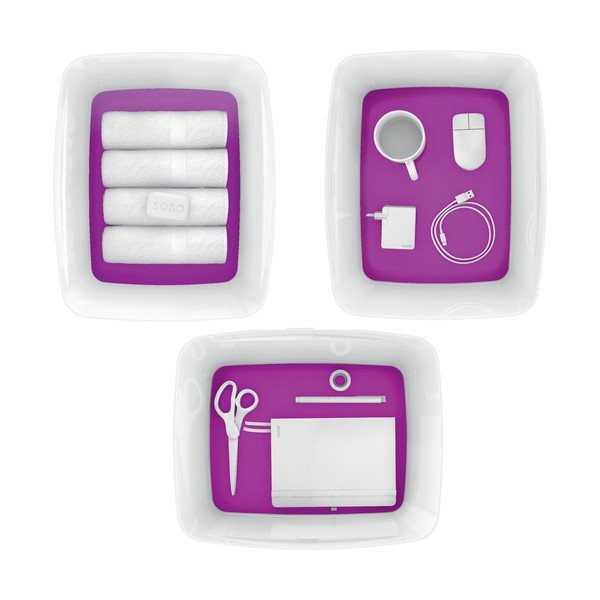 Balta ir violetinė dėžutė su dangteliu MyBox - Leitz-image-2