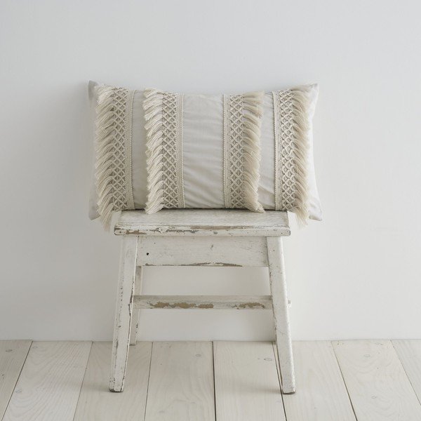 Pilkos ir smėlio spalvos pagalvėlė Pineapple Elephant Izmir, 30 x 50 cm-image-1