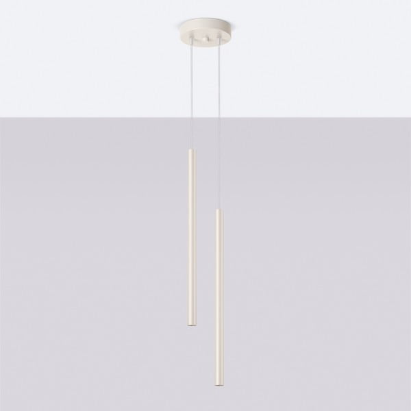 Kabantis šviestuvas kreminės spalvos ø 15 cm Fideus – Sollux-image-2