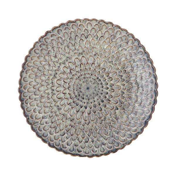 Pilkos spalvos iš akmens masės lėkštės 4 vnt. ø 26,5 cm Katrina – Bloomingville-image-4