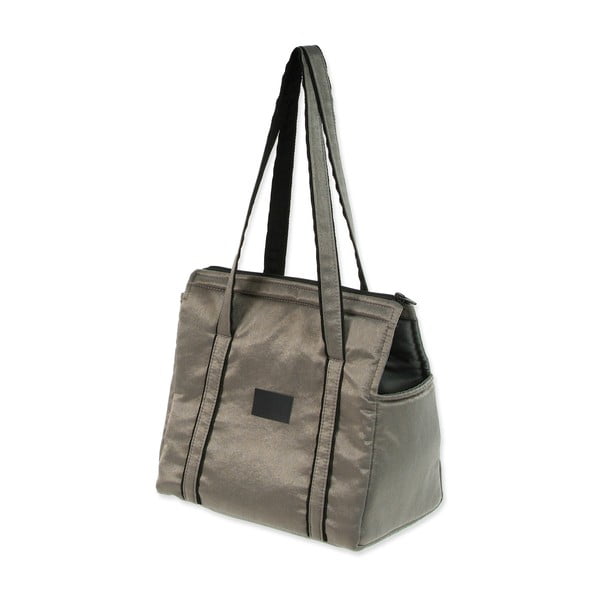 Sidabrinės spalvos transportavimo krepšys šuniui Dog Fantasy Platinum – Plaček Pet Products