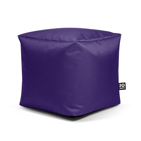 Violetinės spalvos vaikiškas sėdmaišis Cube M – So Soft?
