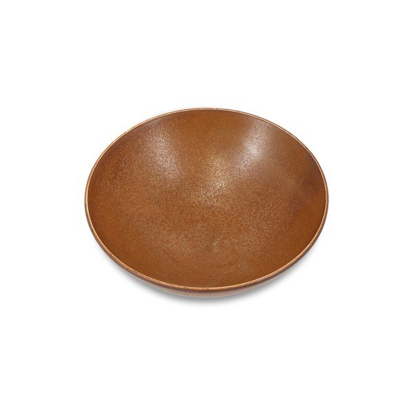 Rudos spalvos iš porceliano  dubuo ø 21 cm Ovio – BonBistro-image-1