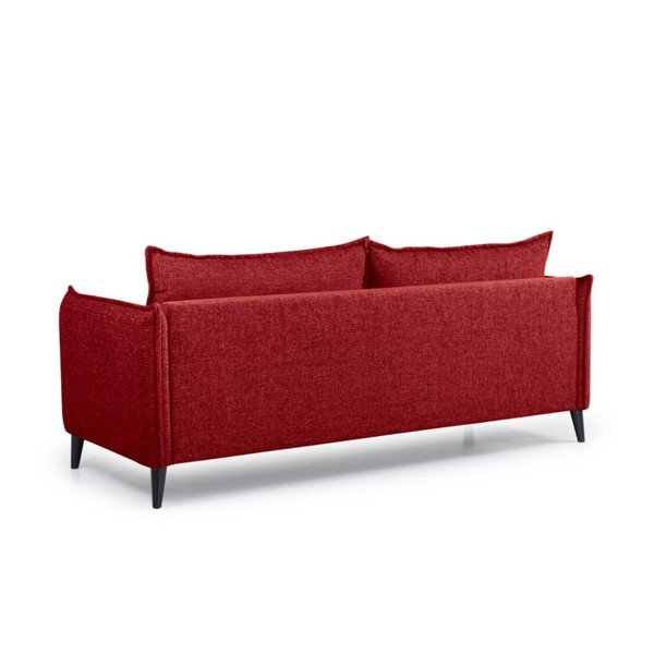 Raudona sofa Scandic Leo, 208 cm-image-3