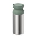 Sidabrinės spalvos/šalavijo spalvos iš nerūdijančio plieno termo puodelis 350 ml Ellipse – Mepal