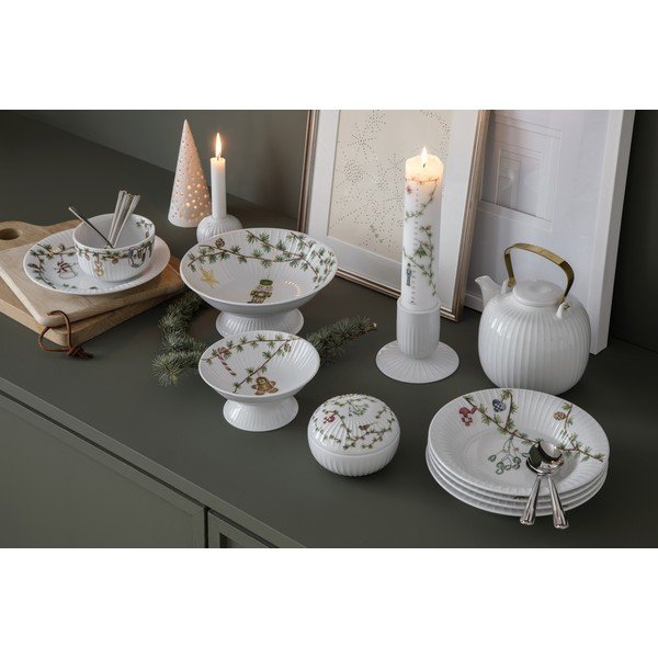 Baltos spalvos iš porceliano  dubuo su Kalėdų motyvu ø 16 cm Hammershøi Christmas – Kähler Design-image-4