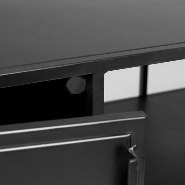 Juoda televizoriaus komoda Kave Home Shantay-image-1