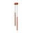 Kabantis šviestuvas raudonos plytų spalvos ø 15 cm Fideus – Nice Lamps