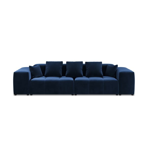 Mėlyna aksominė sofa 320 cm Rome Velvet - Cosmopolitan Design