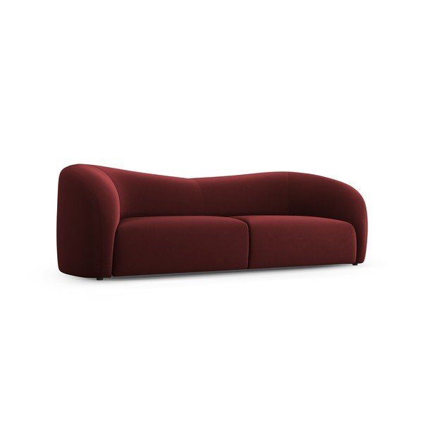 Sofa iš velveto bordo spalvos 237 cm Santi – Interieurs 86-image-2
