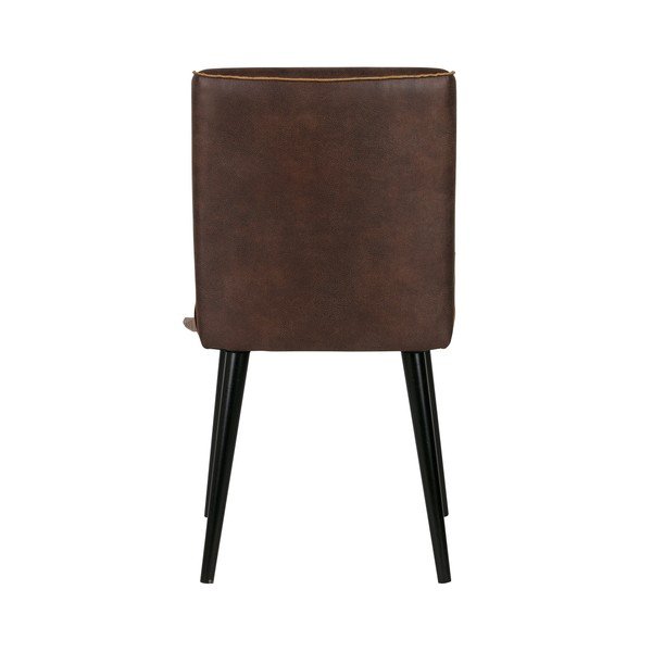 2 tamsiai rudų odinių kėdžių rinkinys BePureHome Revolution-image-3