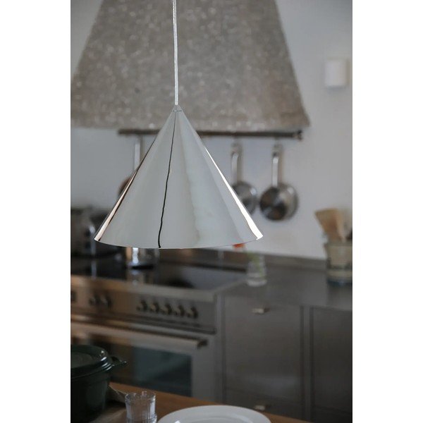 Sidabrinės spalvos iš metalo kabantis šviestuvas ø 37,5 cm su metaliniu gaubtu Tip – Markslöjd-image-1