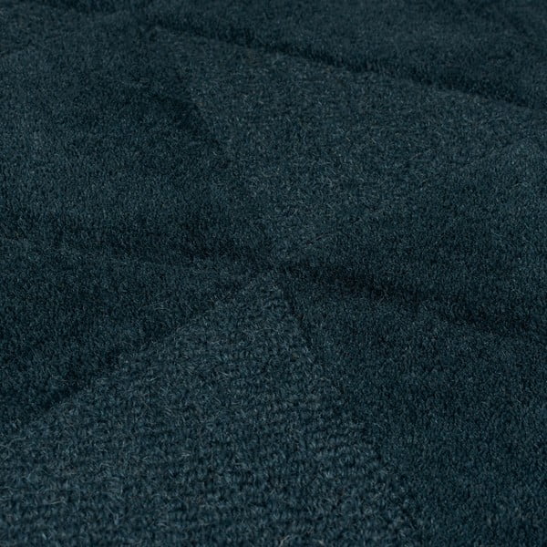 Rankų darbo žalsvai mėlynos spalvos iš vilnos kilimas 120x170 cm Shard Teal – Flair Rugs-image-3