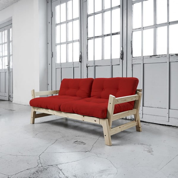 Sofa lova "Karup Step" natūrali/raudona