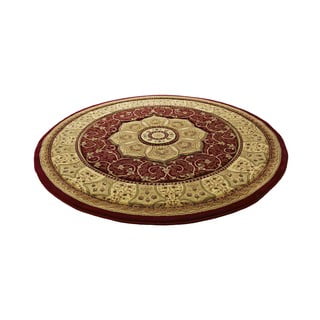 Apvalios formos kilimas raudonos spalvos ø 150 cm Heritage – Think Rugs