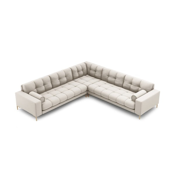 Kampinė sofa smėlio spalvos (kintama) Bali – Cosmopolitan Design-image-3