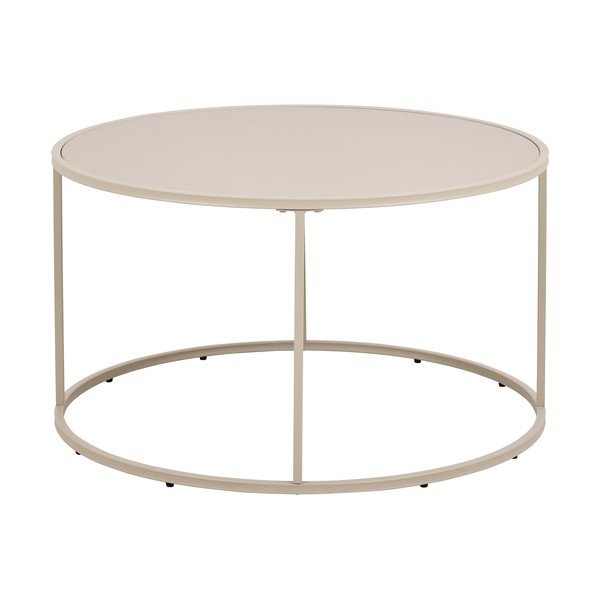 Pilkos spalvos iš plieno apvalios formos kavos staliukas ø 80 cm Seaford – Actona-image-2