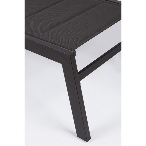 Antracito spalvos metalinis sodo šezlongas Hilde   – Bizzotto-image-4