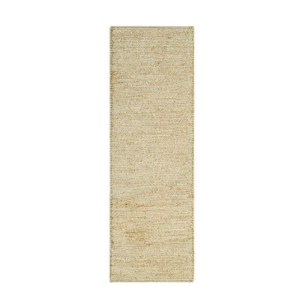 Rankų darbo iš džiuto kilimas smėlio spalvos 66x200 cm Soumak – Asiatic Carpets