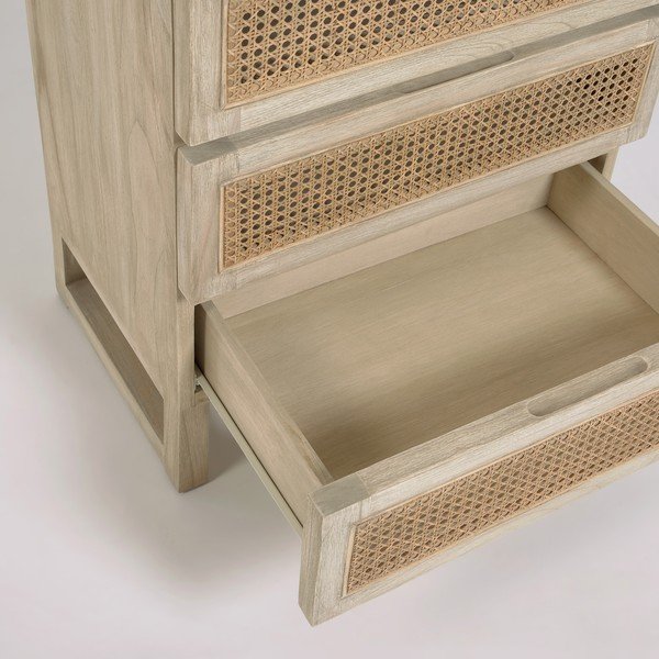 Medinė komoda su 5 skyriais Mindi Kave Home Rexit-image-1