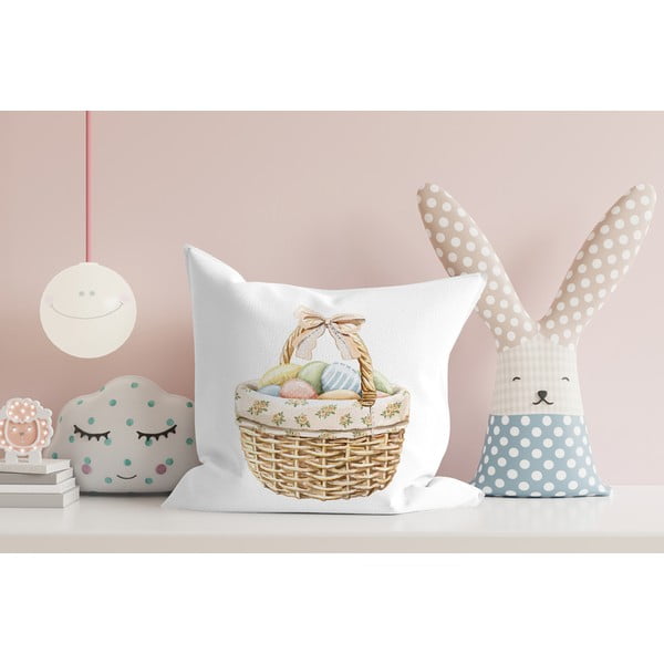 Dekoratyvinis pagalvės užvalkalas su Velykų motyvu 43x43 cm – Mila Home-image-2