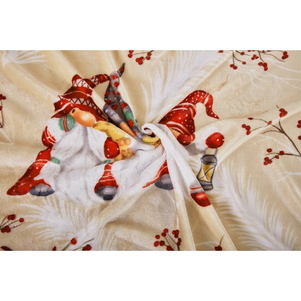 Iš mikropliušo viengulė patalynė šviesiai rudos spalvos 140x200 cm Goblin – My House-image-1