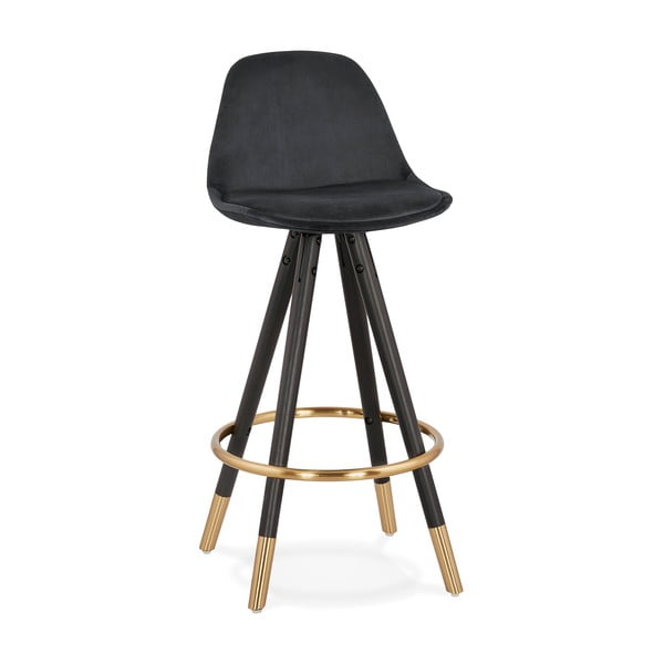 Juoda Kokoon Carry mini baro kėdė, sėdynės aukštis 65 cm