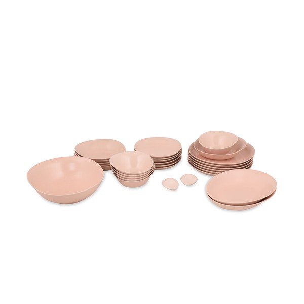 29 dalių rožinio porceliano indų rinkinys Kütahya Porselen Rose-image-2