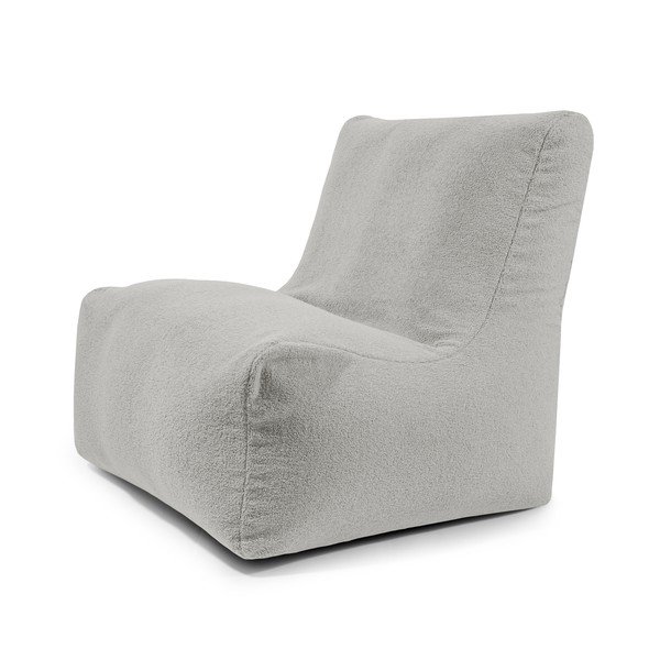 Šviesiai pilkos spalvos iš boucle sėdmaišis Seat 100 Lounge – SLOWDOWN