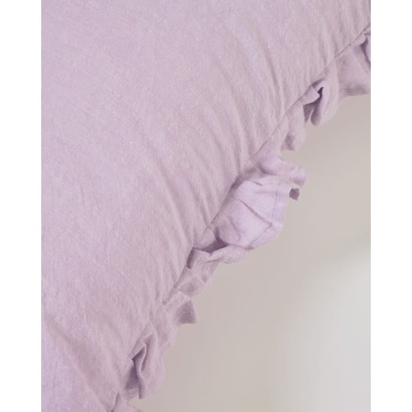 Iš lino mišinio dekoratyvinis pagalvės užvalkalas 45x45 cm Nacha – Kave Home-image-1