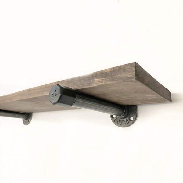 Medinė sieninė lentyna Raffik Pipe-image-3