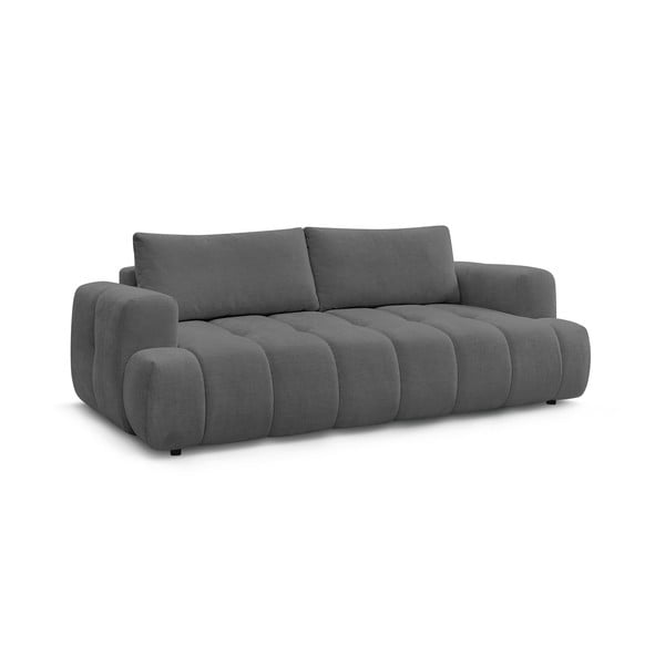 Tamsiai pilkos spalvos sulankstoma/su sandėliavimo vieta sofa 251 cm Fuji – Bobochic Paris-image-3