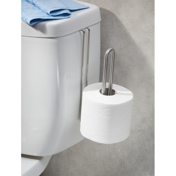 Nerūdijančio plieno pakabinamas tualetinio popieriaus laikiklis iDesign Forma-image-1