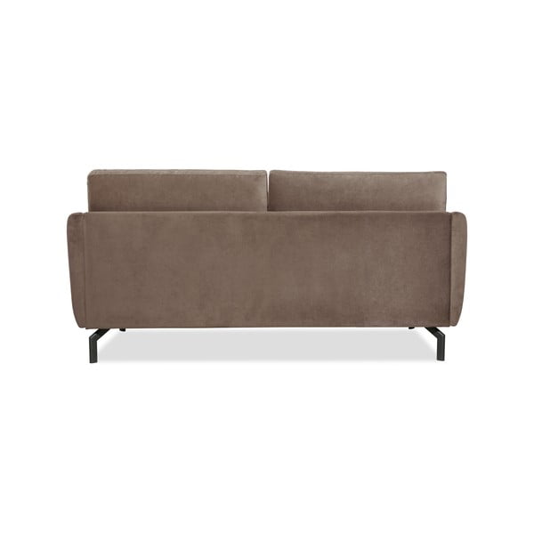 Rudai pilka sofa su aksominiu užvalkalu Scandic Magic, 190 cm pločio-image-3