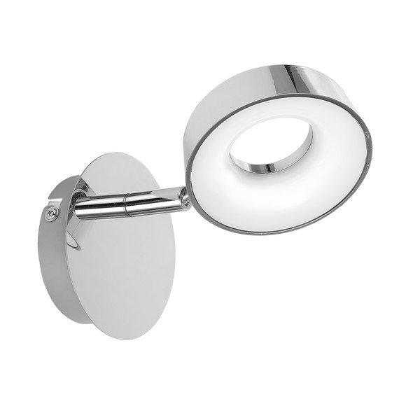 Sieninė lempa blizgios sidabrinės spalvos LED Isla – Candellux Lighting-image-2