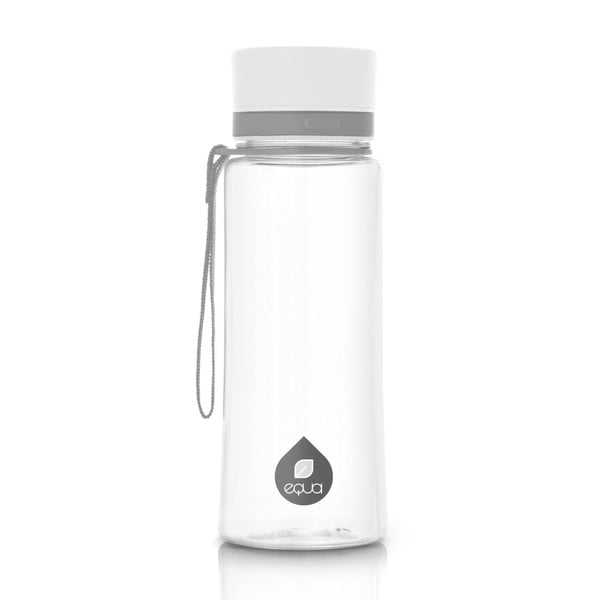 Plastikinis vandens butelis Equa White, 0,6 l