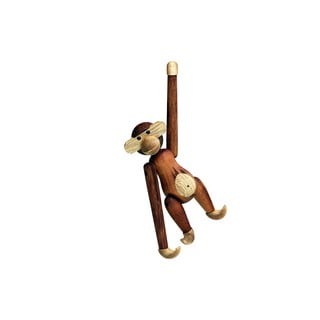Statulėlė iš medienos masyvo Bojesen Denmark Monkey Teak