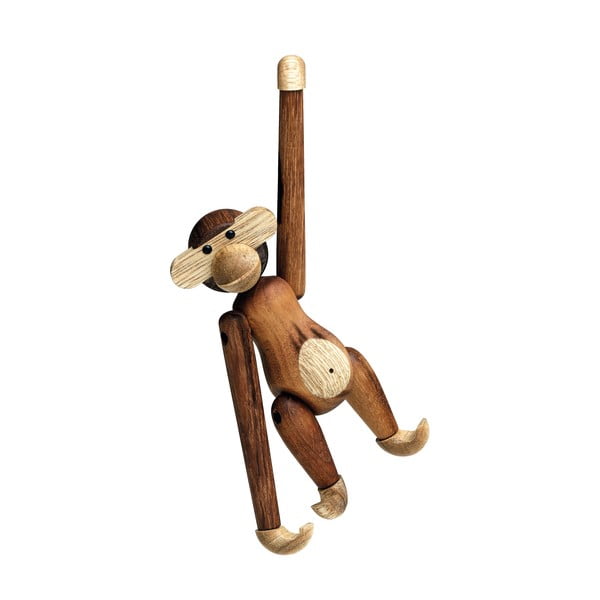 Statulėlė iš medienos masyvo Bojesen Denmark Monkey Teak-image-3